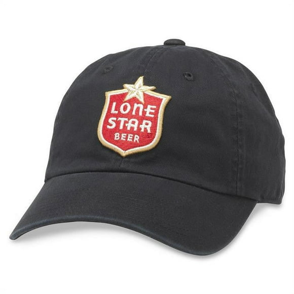 Lone Star 49828 Lone Star Patch Black Strapback Hat