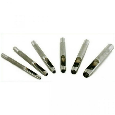 Hollow Punch Set - 6pc Universal Heavy Duty Leather Hollow Punch Set
