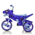 thumbnail image 2 of Xuanlur Kids Ride on Dinosaur Tricycle, Toddlers Kid Trike with EVA Wide Flash Wheels, Anti-Slip Pedals, Rear Basket, Music & LED Lights, Toddler Bike Toys Gift for 3-6 Year Old Boys & Girls (Purple), 2 of 7