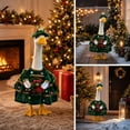 thumbnail image 7 of Eagokdc Christmas Porch Goose Clothes Yard Goose Statue Dresses Costume, Garden Goose Garment for Lawn Patio 23" Statue Party Holiday Ornaments, 7 of 7