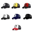 thumbnail image 6 of Adjustable Ponytail Mesh Baseball Cap 21.3-23.6 in Breathable Sun Protection Hat for Women Sports Travel Daily, 6 of 10