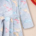 thumbnail image 4 of TOWED22 Kids Hooded Bathrobe Girls Soft Plush Hooded Flannel Pajamas Sleepwear Boys Spa Robe, 4 of 7