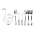thumbnail image 1 of Coffee Spoon Holder, Stable Light Swan Style Rich Details Mirror Finish Coffee Stirrers Holder  For Cafe, 1 of 7