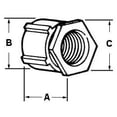 thumbnail image 2 of Bridgeport 1127-AL, 2-1/2"", Aluminum, 3-Piece, Rigid Conduit Coupling, 1pc, 2 of 2