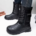 thumbnail image 2 of Men's Boots Winter Boots Insulated Mid Calf Outdoor Boots With Sole For Cold Weather, 2 of 6