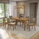 thumbnail image 1 of Juego Comedor Kappesberg 1.6m con 6 Sillas Luna Canela/Beige, 1 of 11
