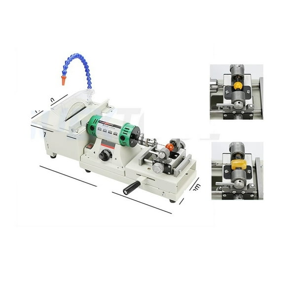 Jade Stone Grinding Machine Desktop Polishing Tools Household Cutter Woodworking Drilling/Carving Machine Round Bead Table Saw ,Easy to Operate