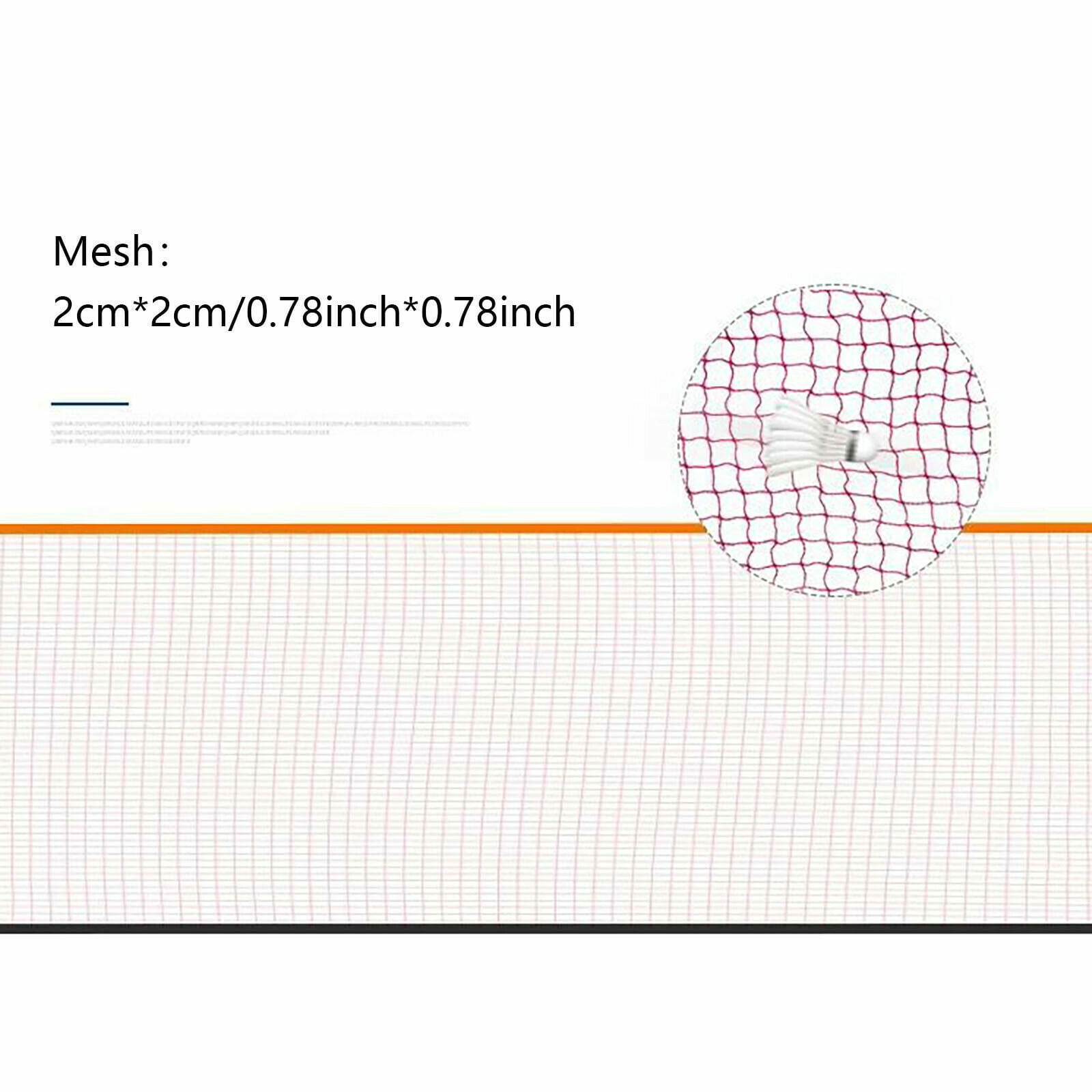 Badminton Net Set 20ft  Portable Tennis Net Pickleball and Volleyball Net +Pole