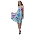 thumbnail image 3 of Moomaya Robes Tube Top pour Femmes Robe d'Été de Plage Poly Crêpe Décontractée Robe d'Été, 3 of 4