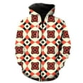 thumbnail image 1 of Sudadera con capucha estilo retro étnico exótico para hombre, con cremallera, estilo hip hop, unisex, informal, de gran tamaño, estilo Harajuku, divertida, 1 of 6