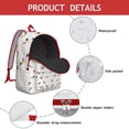 thumbnail image 5 of Egg and Chick Cartoon Pattern Artistic Backpack – Lightweight Travel Backpack with Comfortable Carrying and Anti-theft Features for Students, Teens, and Outdoor Enthusiasts, 5 of 5