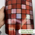 thumbnail image 6 of 25-Sheet Self Adhesive Backsplash, Marble Design 3D Wall Panels, Kitchen Backsplash Bathroom Wall Tile (Red,20*20cm), 6 of 10