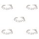 thumbnail image 1 of Sonducket Diadema de boda para mujer, forma de hojas de cristal, vacaciones, aniversario, compromiso, oficina de negocios, fiesta, diadema dorada Type2 NO2, 1 of 6