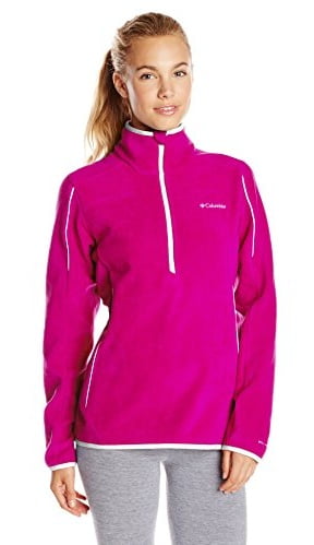 womens columbia half zip fleece