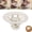 White, variant on Flower Shaped Bun and Dumpling Machine, Quick Made Pastry Pie Steam Bun Mold, Plastic Baozi Maker for Beginners, Easy to Use Clean (White), normal