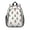 Bigfoot and Tree, variant on Bigfoot and Human Black Pattern Backpack for School, Cute School Bag with Adjustable Shoulder Straps and Padded Back, 15"x11.42"x5.5"