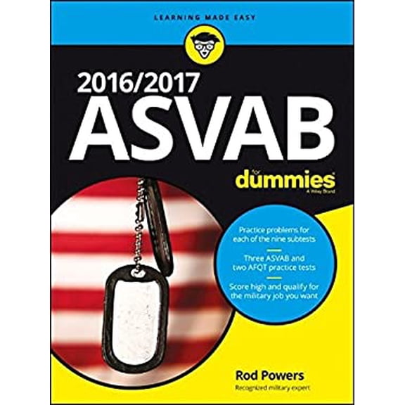 Pre-Owned 2016 / 2017 ASVAB For Dummies (Paperback) 1119239176 9781119239178