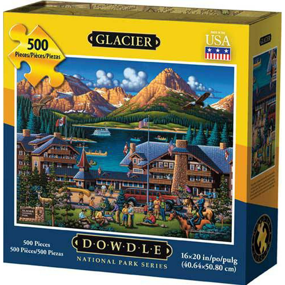 Dowdle Jigsaw Puzzle Glacier National Park 500 Piece