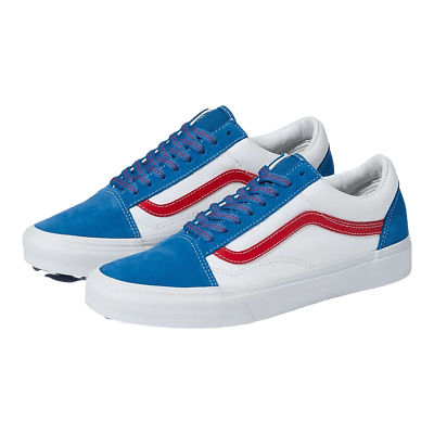 vans blue red white