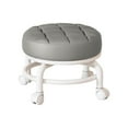 thumbnail image 1 of Taburete Giratorio con Ruedas de Polea Strade Fareast Limited Gris 360 grados, 1 of 8