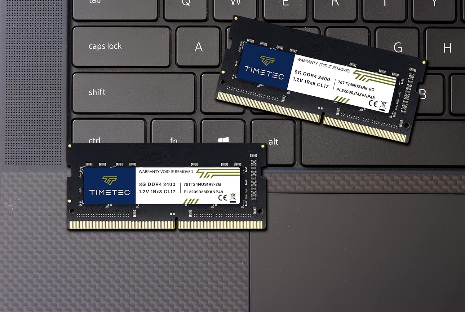 Timetec 16GB Kit (2x8GB) DDR4 Laptop RAM Memory, 2400MHz PC4-19200, SODIMM 260-Pin, Non-ECC Unbuffered, 1.2V CL17, Single Rank 1Rx8
