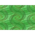 thumbnail image 1 of Ahgly Company Indoor Rectangle Patterned Neon Green Area Rugs, 4' x 6', 1 of 6