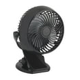 thumbnail image 1 of Mainstays  Rechargeable Clip Fan in Black, 1 of 5