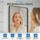 thumbnail image 2 of Espejo de baño de pared YYXW con marco de metal redondeado, 2 of 6