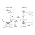 thumbnail image 2 of Halsey Taylor 480103 Bracket Drinking Fountain 74025015001, 2 of 2
