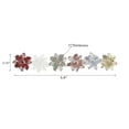 thumbnail image 3 of Double Glitter Poinsettia Clip - Set of 12, 3 of 3
