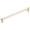 Satin Brass / Satin Brass Stem, variant on Emtek 84057.RECUS10B.SMUS10B Rectangular Stem Smooth Cabinet Pull with 10 in. Center to Center, Oil Rubbed Bronze
