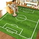 thumbnail image 5 of Tapete de juego de cancha de fútbol 1 unidad 120 x 180 cm alfombra de fibra de poliéster para sala de estar dormitorio y cocina área de juegos suave para entusiastas del deporte, 5 of 8