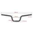 thumbnail image 7 of Riser Handlebar, mm Bike Handlebar, 580mm Aluminium Alloy Folding Bike Handlebar Riser Bars Handlebars for Cycling Racing Black, 7 of 7
