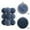 Blue, variant on 12-Pack Christmas Ball Ornaments with Strings, 80mm/3.15-Inch Small Size Baubles, Shatterproof Plastic Christmas Bulbs, Hanging Decorations for Xmas Tree, Holiday, Wedding, Party, Babyblue