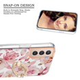 thumbnail image 3 of For Samsung Galaxy S21+ 5G Ring IMD Flowers TPU Phone Case, 3 of 7