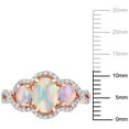 thumbnail image 2 of Everly Women's Opal 10k Rose Gold Ring, 2 of 2