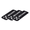 Black, variant on Mechanic 1 x 3" Name Tag/Badge, White, (3 Pack)
