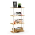 thumbnail image 3 of Furinno Turn-N-Tube 4-Tier Classic Tubes Display Shelf, Beech and White, 3 of 5