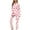 White, variant on SCSAlgin Pajamas Set for Women Soft Long Sleeve Button Down Sleepwear Plus Size Pj Lounge Sets Loungewear