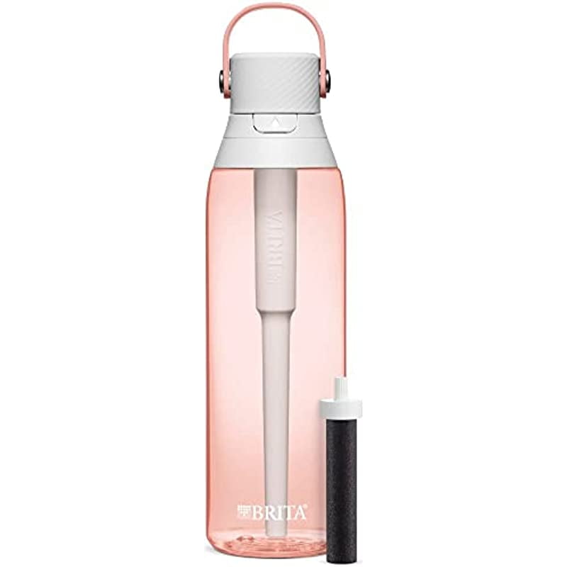 Brita Plastic Water Filter Bottle, 26 Ounce, Blush, Nepal Ubuy