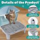 thumbnail image 3 of Adjustable Cat Ramp for Litter Box Elevated Cat Litter Ramp for Cat, 3 of 5