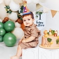 thumbnail image 1 of KALLORY Gorro De Cumpleaños 1 Año Con Elástico Y Cómodo Para Cumpleañero, 1 of 6