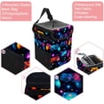 thumbnail image 2 of Game Controller Car Trash Can with Lid, Foldable Leak-Proof Car Garbage Can, Hanging Storage Bag, Car Trash Bin, 2 of 6