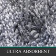 thumbnail image 3 of Juego de alfombras de baño Bemathom de 4 piezas con tapa de inodoro, color gris, 3 of 8