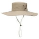 thumbnail image 1 of Sombrero para el sol, sombrero de pescador de ala ancha con protección UV, plegable con correa para la barbilla, 1 of 5