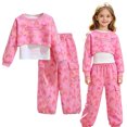 thumbnail image 6 of Girls Cute Clothes 3 Piece Cropped Hoodie + Cami Top + Cargo Pants Fall Winter Outfits for Teen Girls Back To School Outfits, 6 of 9
