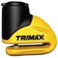 thumbnail image 3 of Trimax Hard Metal Disc Lock Yellow 5.5Mm Pin W/Pouch & Reminder Cable, 3 of 4