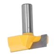 thumbnail image 4 of 1/2-Inch Shank Carbon Steel & Alloy Bottom Cleaning Router Bit - 2.24in Diameter, 19/32in Blade Depth, Multifunctional Woodworking Tool for Planing, Resurfacing, Trimming & Grooving in Hardwood,, 4 of 6