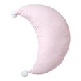 thumbnail image 2 of Cute Half Moon Shaped Throw Pillow, Decorative Cushion for Bedroom Living Room Sofa Bed, 2 of 4