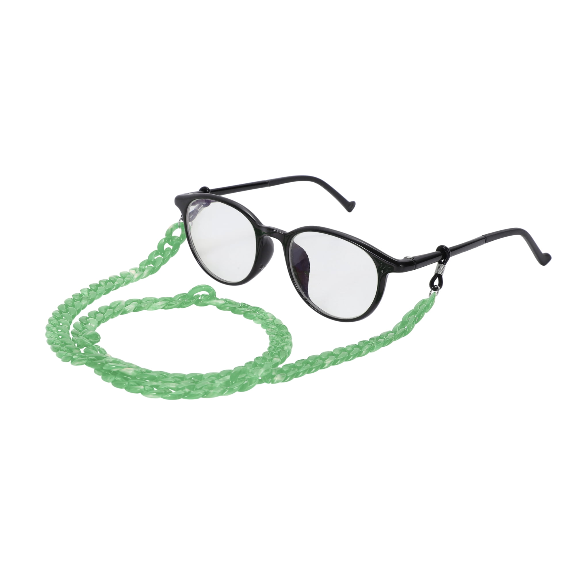 Unique Bargains Dopamine Color Pattern Eyeglass Chain 27.56" 1 Pc Light Green